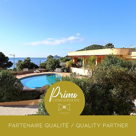 Superbe T2 Vue Mer - Piscine & Plage A 100M Ajaccio  Exterior foto